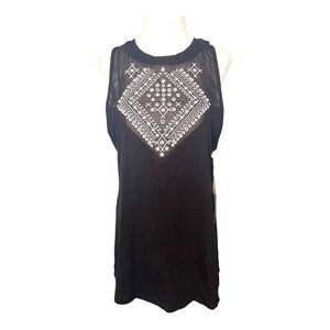 Element Tyler’s Drag Black embroidered sleeveless top